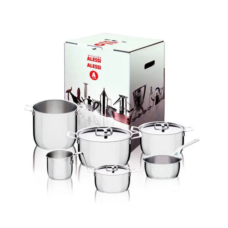 ALESSI - POTS&PANS SET DI PENTOLE 9 PEZZI